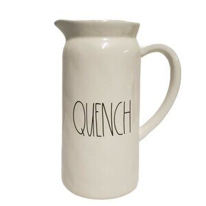 Rae Dunn Quench pitcher handle tall 9"